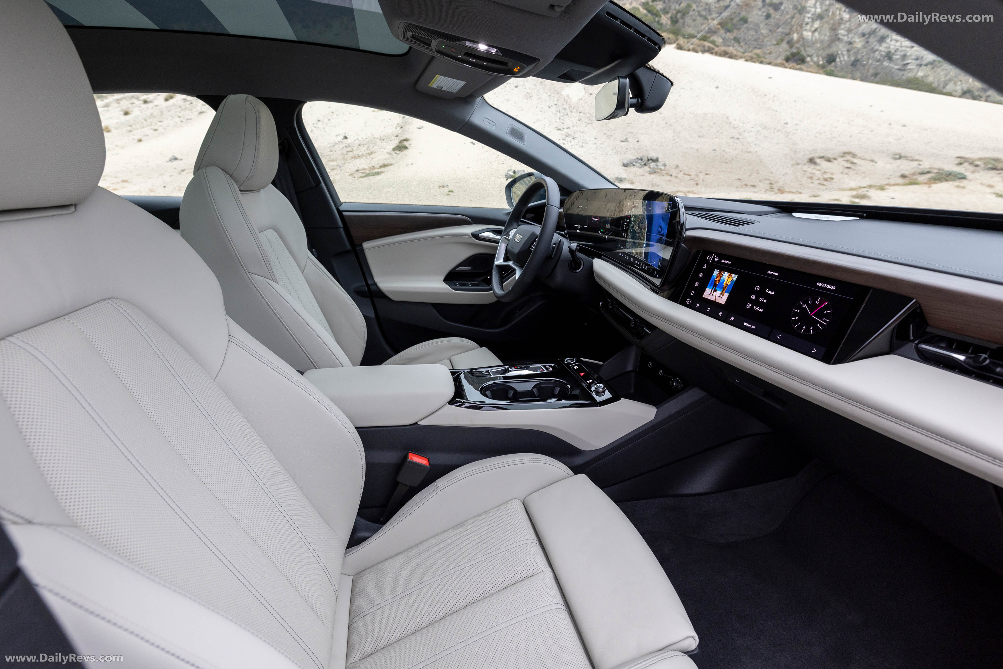 2025 Audi A6 Sportback e-tron quattro C9 Plasma Blue Interior