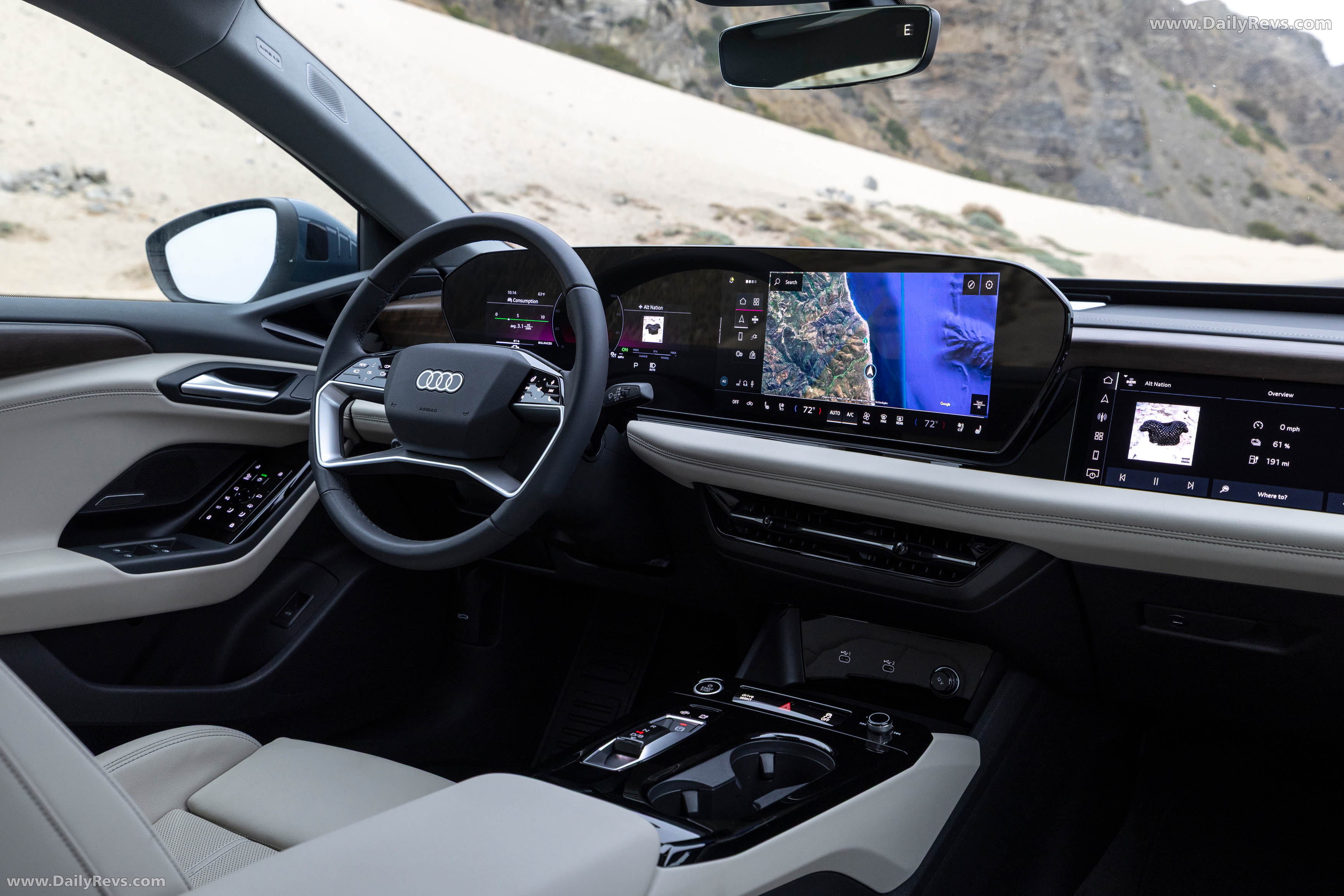2025 Audi A6 Sportback e-tron quattro C9 Plasma Blue Interior
