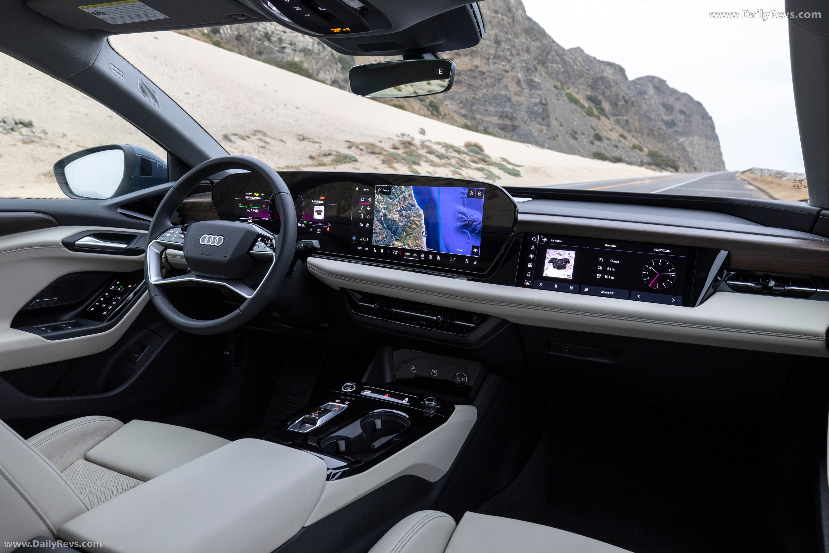 2025 Audi A6 Sportback e-tron quattro C9 Plasma Blue Interior
