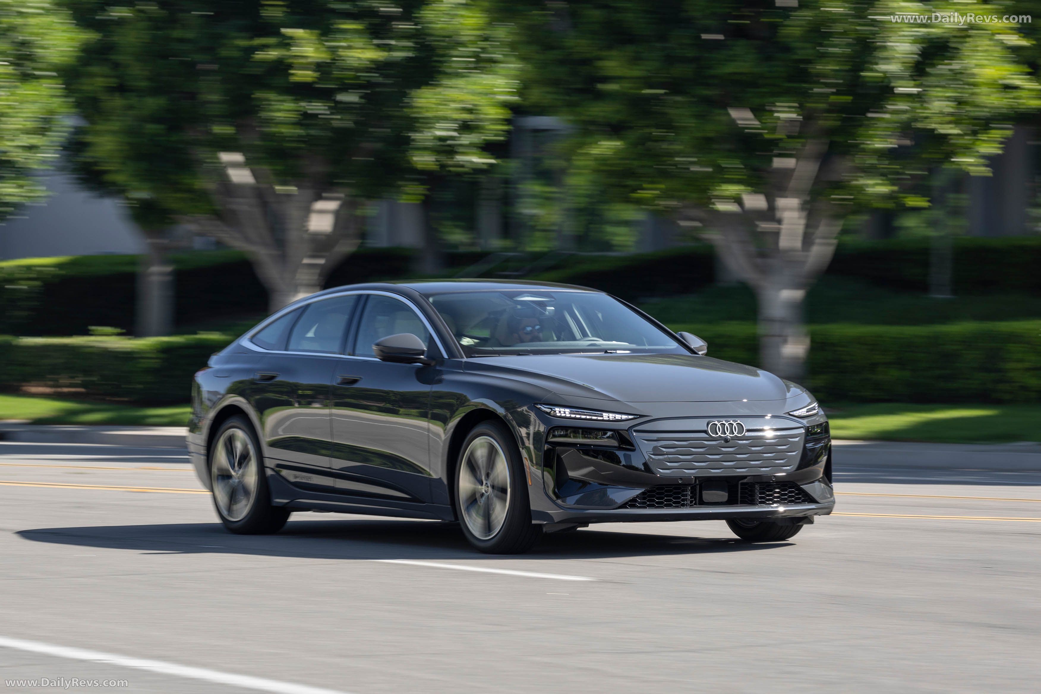 2025 Audi A6 Sportback e-tron C9 Magnet Gray Front View