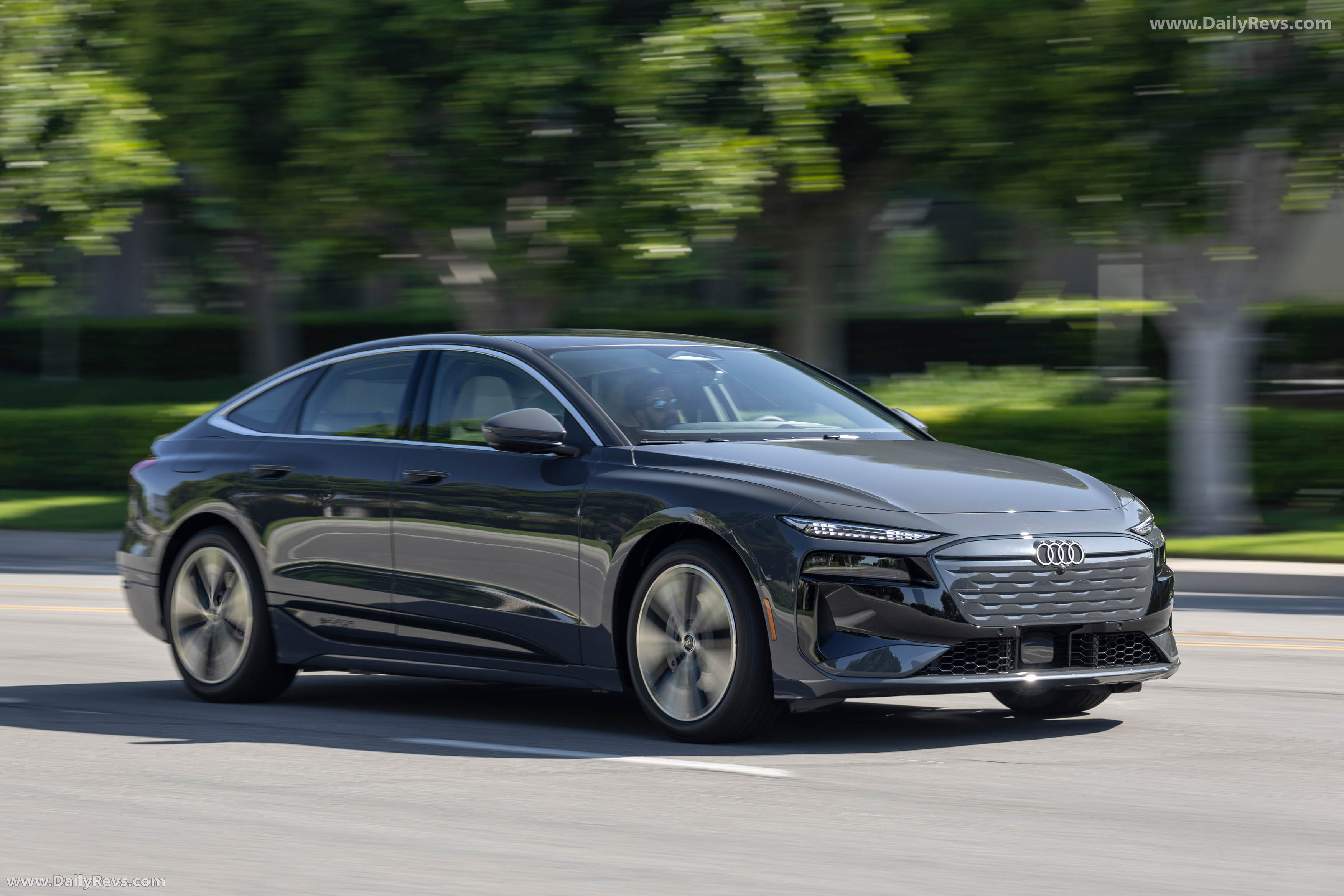2025 Audi A6 Sportback e-tron C9 Magnet Gray Front View