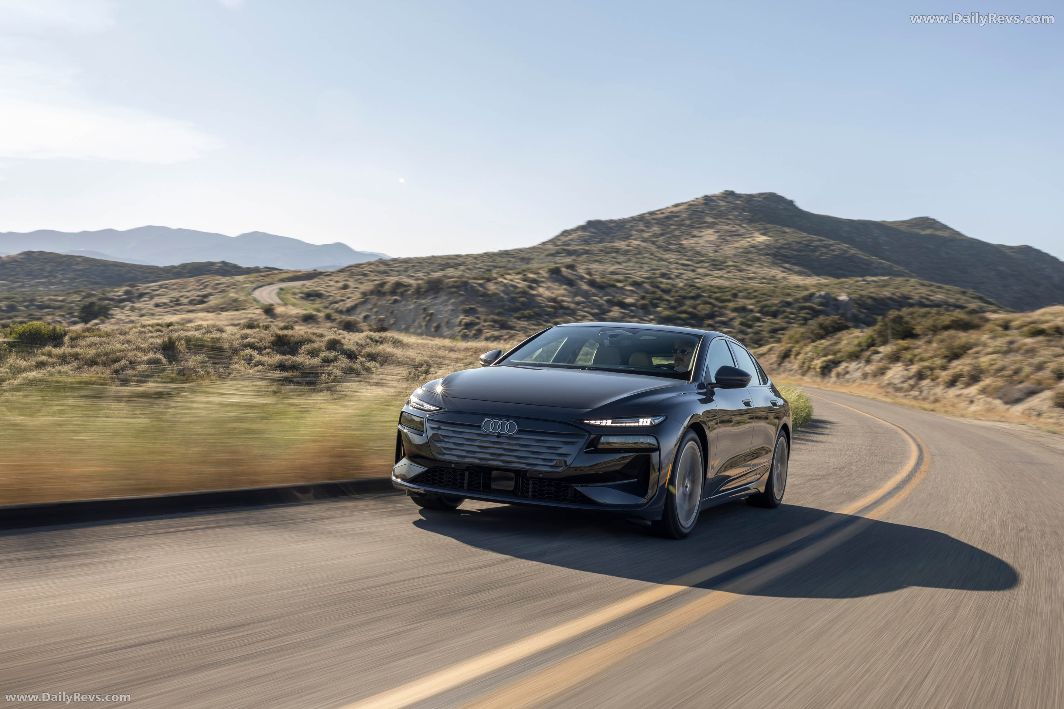 2025 Audi A6 Sportback e-tron C9 Magnet Gray Front View