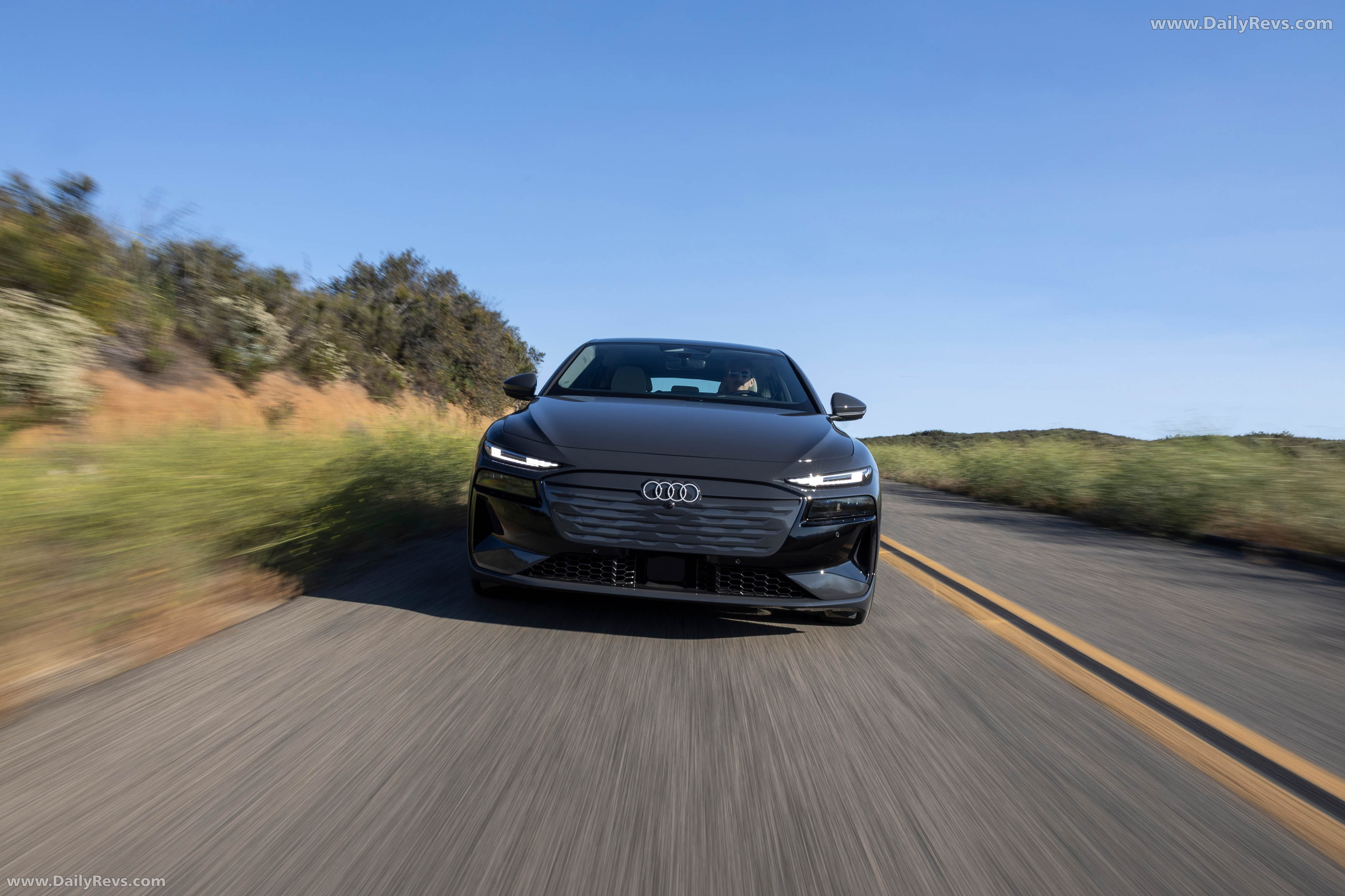 2025 Audi A6 Sportback e-tron C9 Magnet Gray Front View