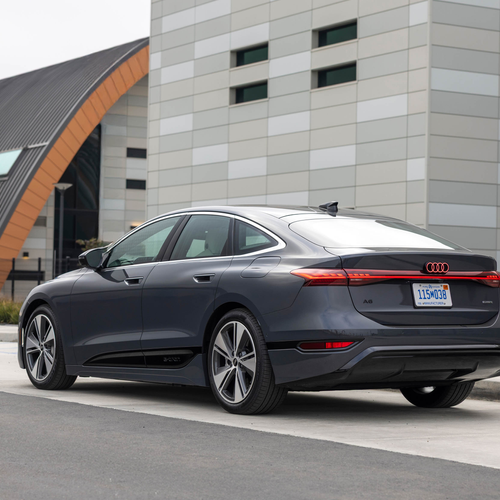 2025 Audi A6 Sportback e-tron C9 Magnet Gray Rear View