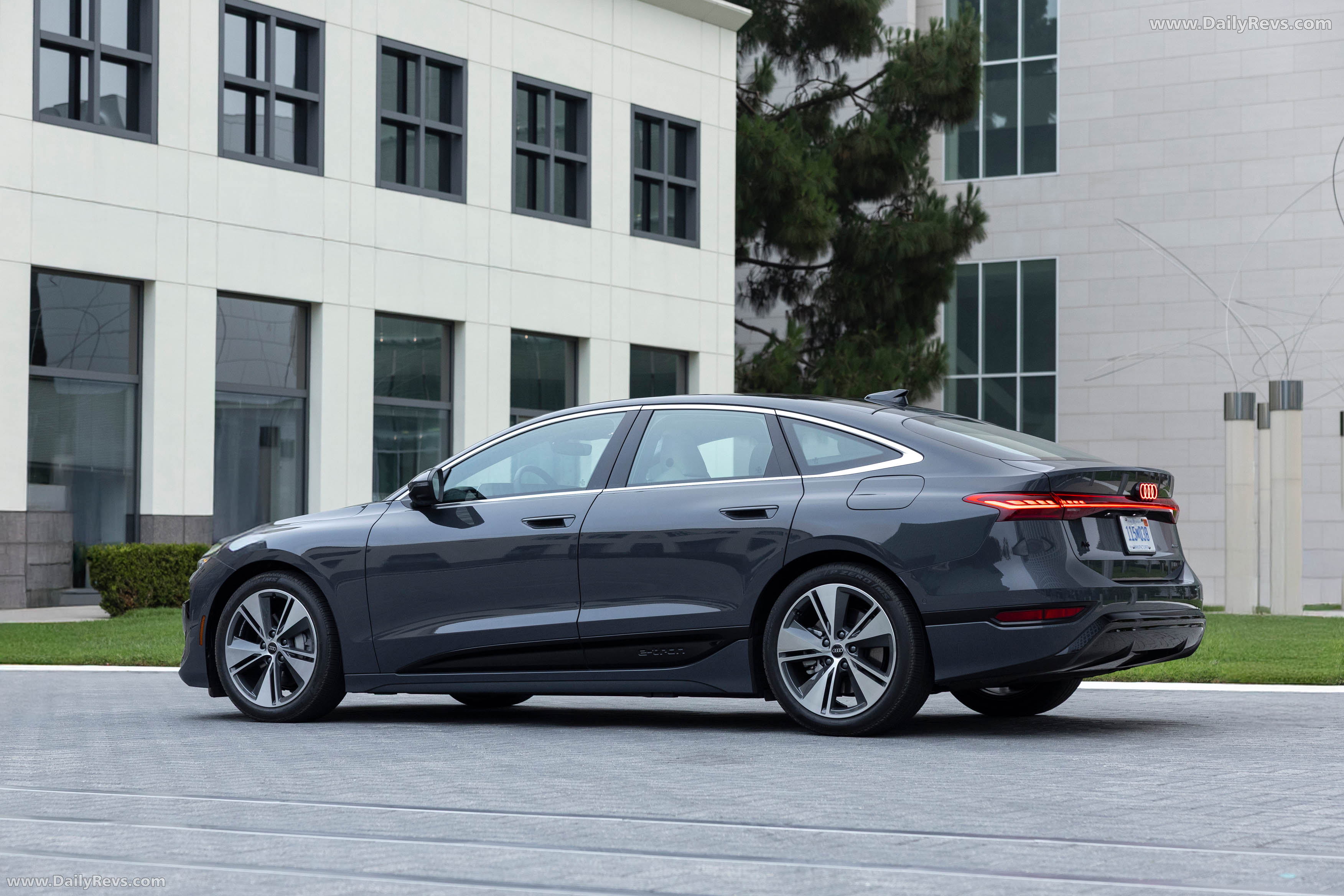 2025 Audi A6 Sportback e-tron C9 Magnet Gray Rear View