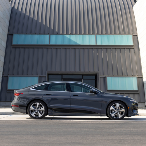 2025 Audi A6 Sportback e-tron C9 Magnet Gray Side View