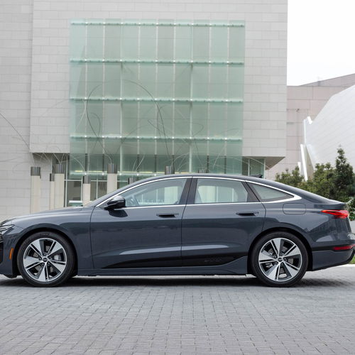 2025 Audi A6 Sportback e-tron C9 Magnet Gray Side View
