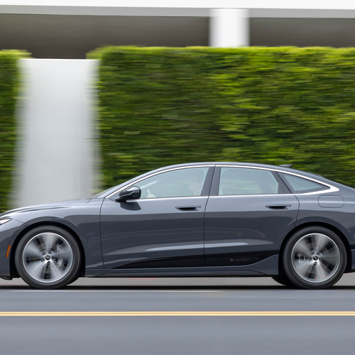 2025 Audi A6 Sportback e-tron C9 Magnet Gray Side View