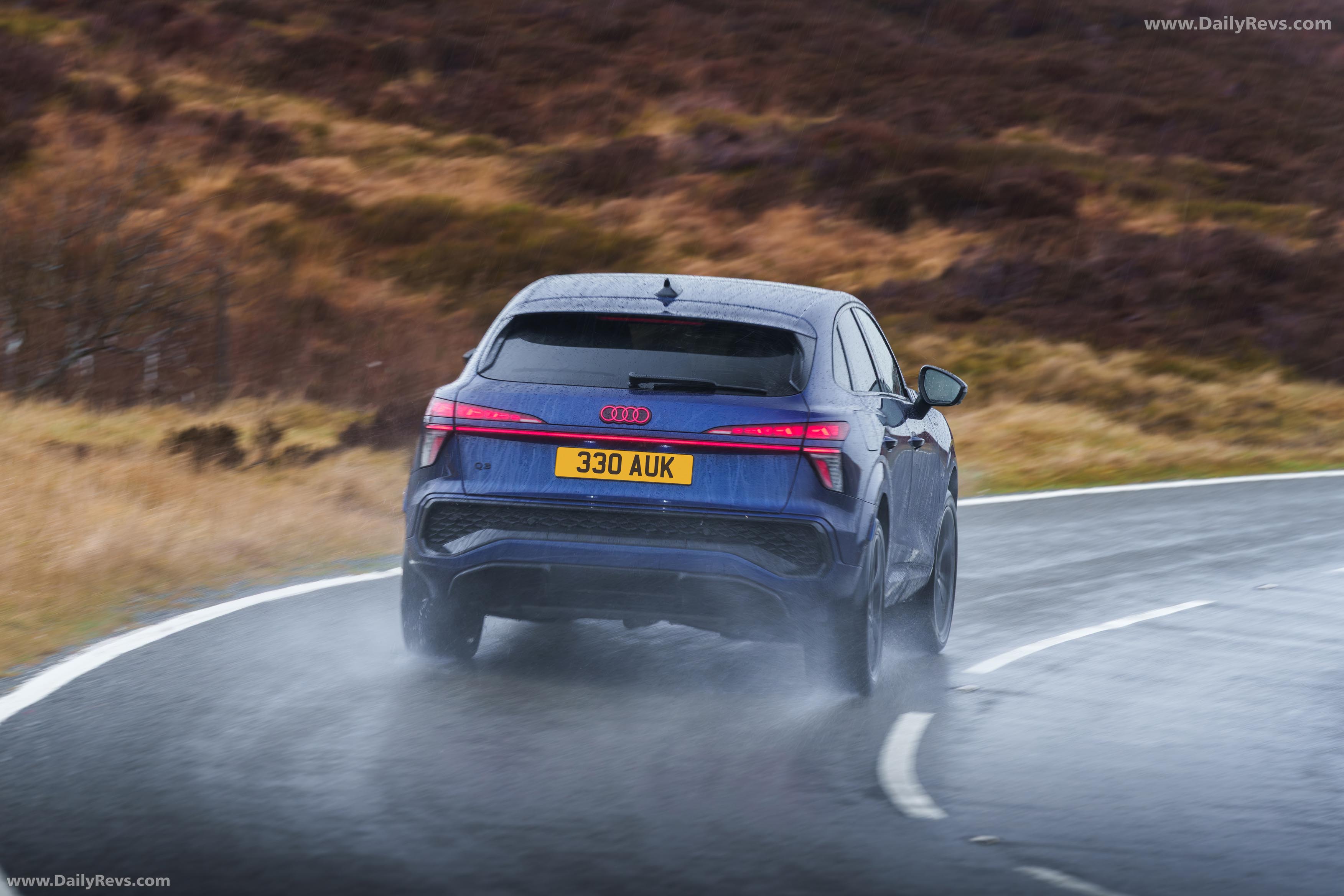 2025 Audi Q3 Sportback e-hybrid F3 UK Version Rear View