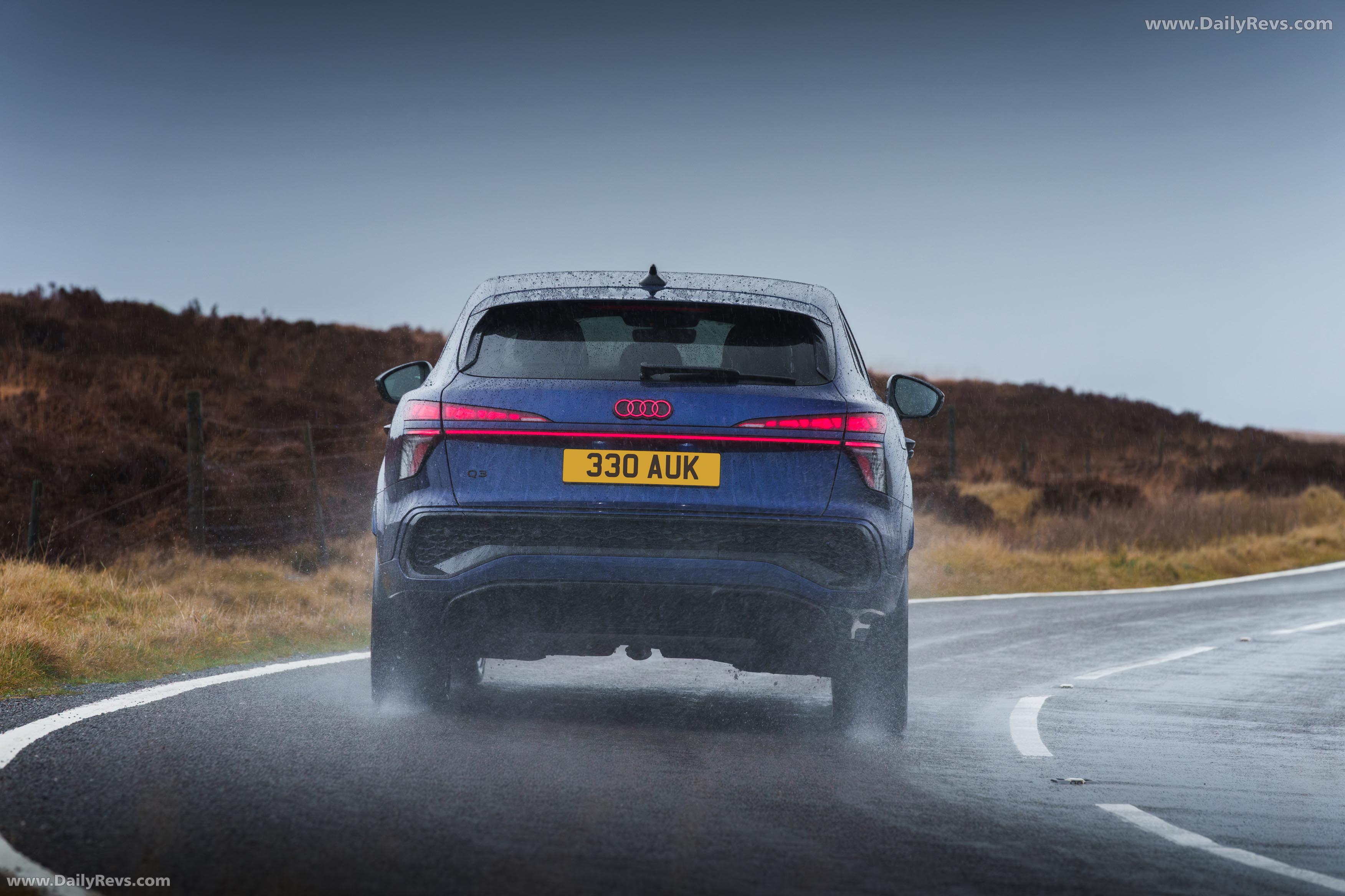 2025 Audi Q3 Sportback e-hybrid F3 UK Version Rear View