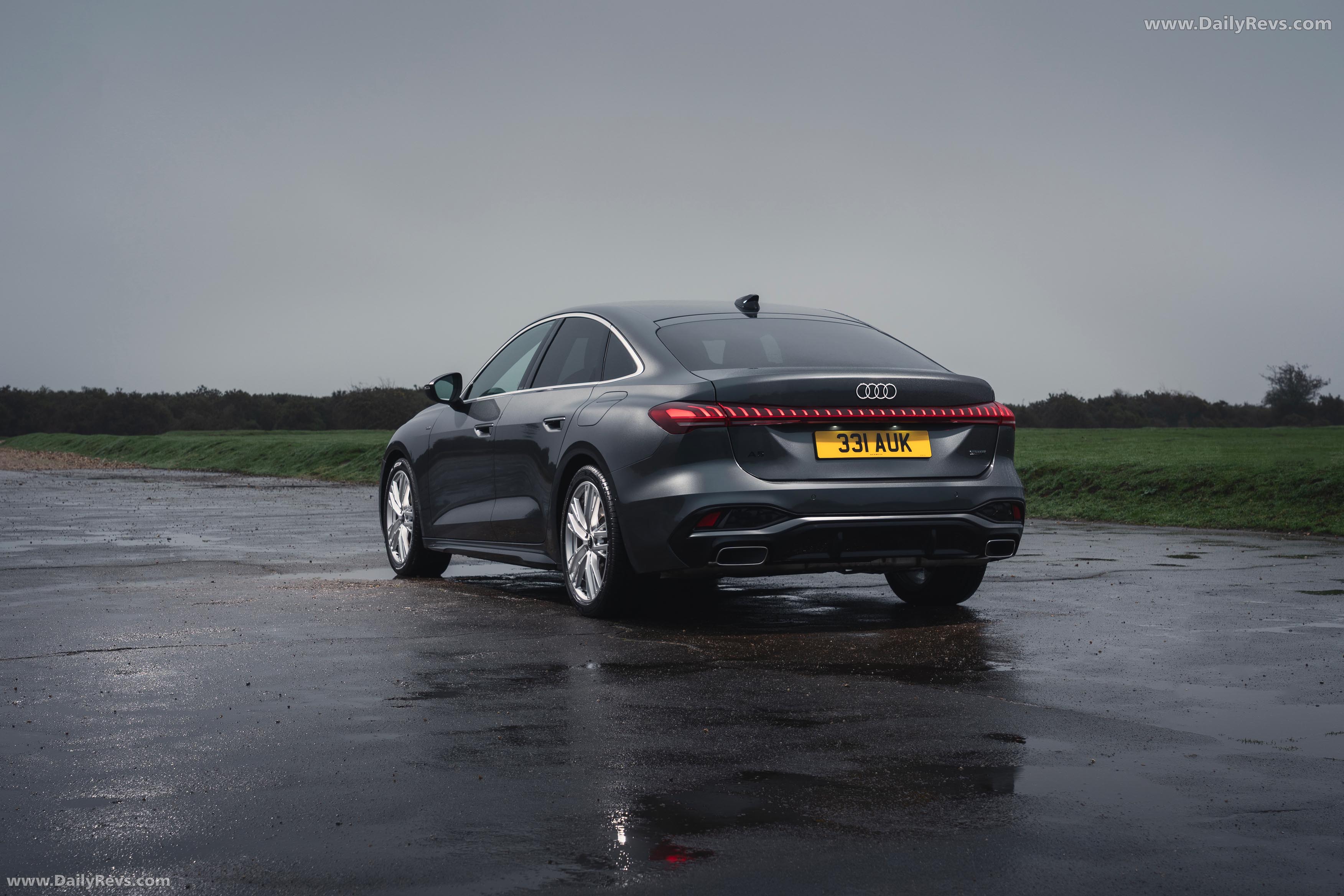 2025 Audi A5 Sedan e-hybrid Quattro B10 UK Version Rear View
