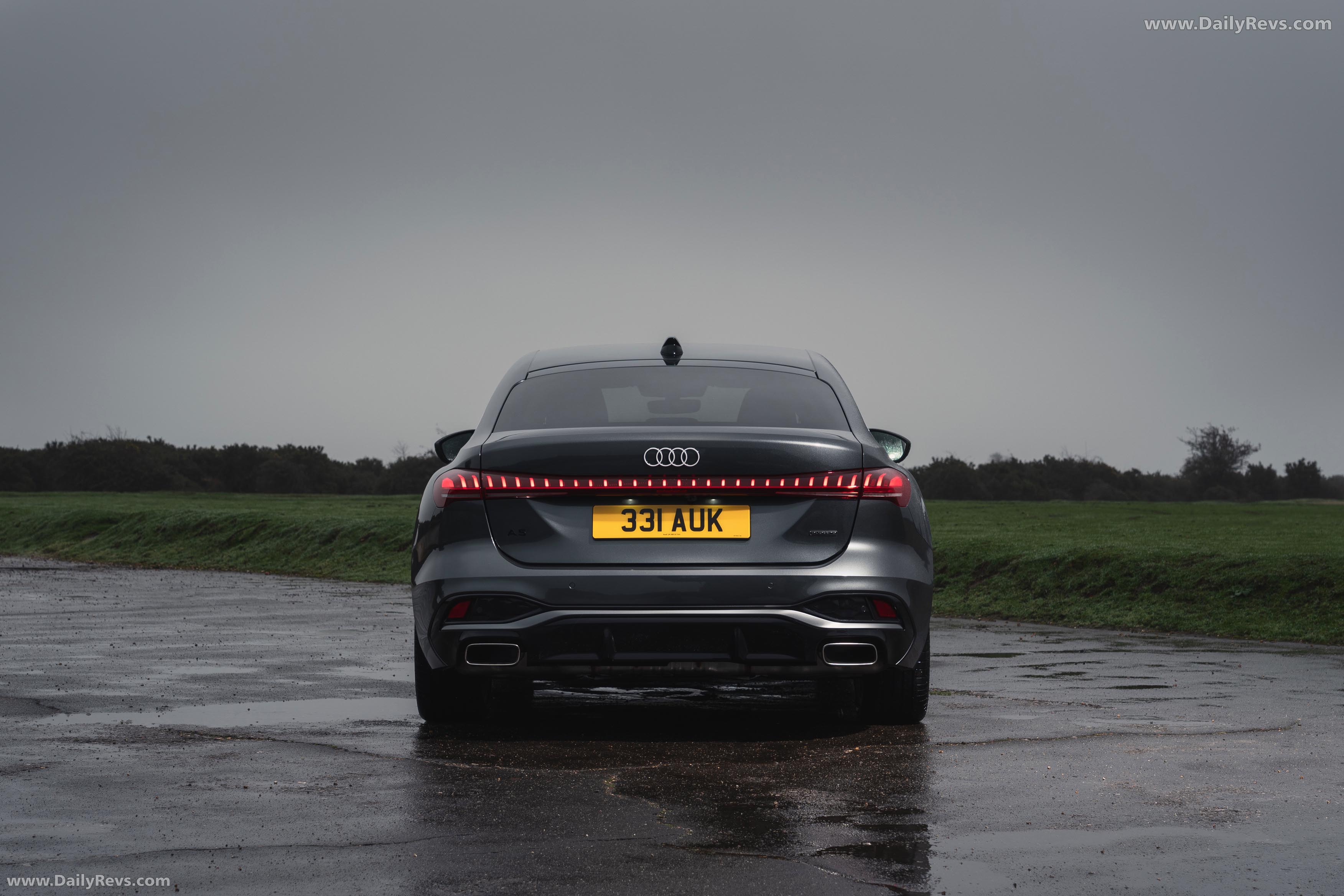 2025 Audi A5 Sedan e-hybrid Quattro B10 UK Version Rear View