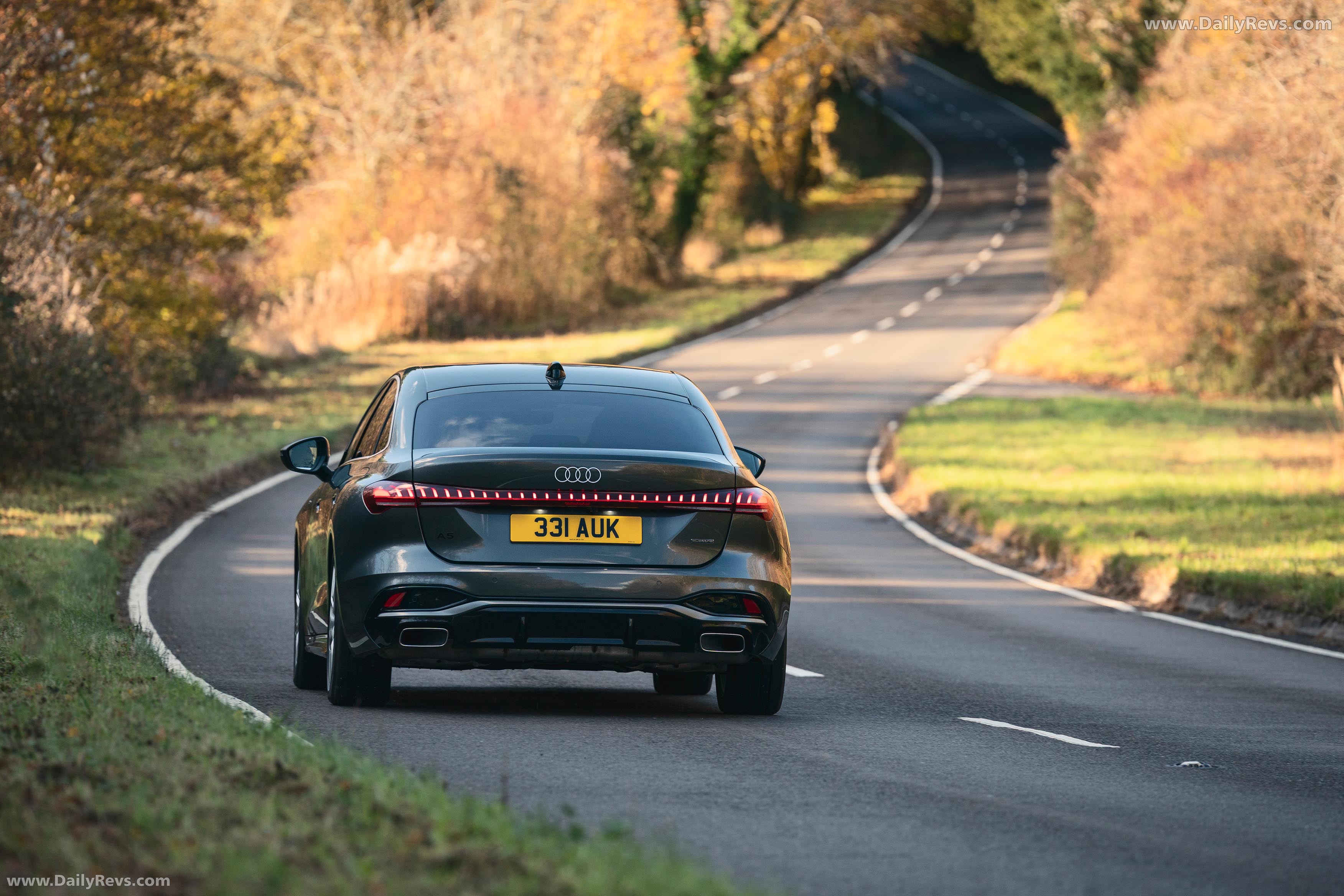 2025 Audi A5 Sedan e-hybrid Quattro B10 UK Version Rear View