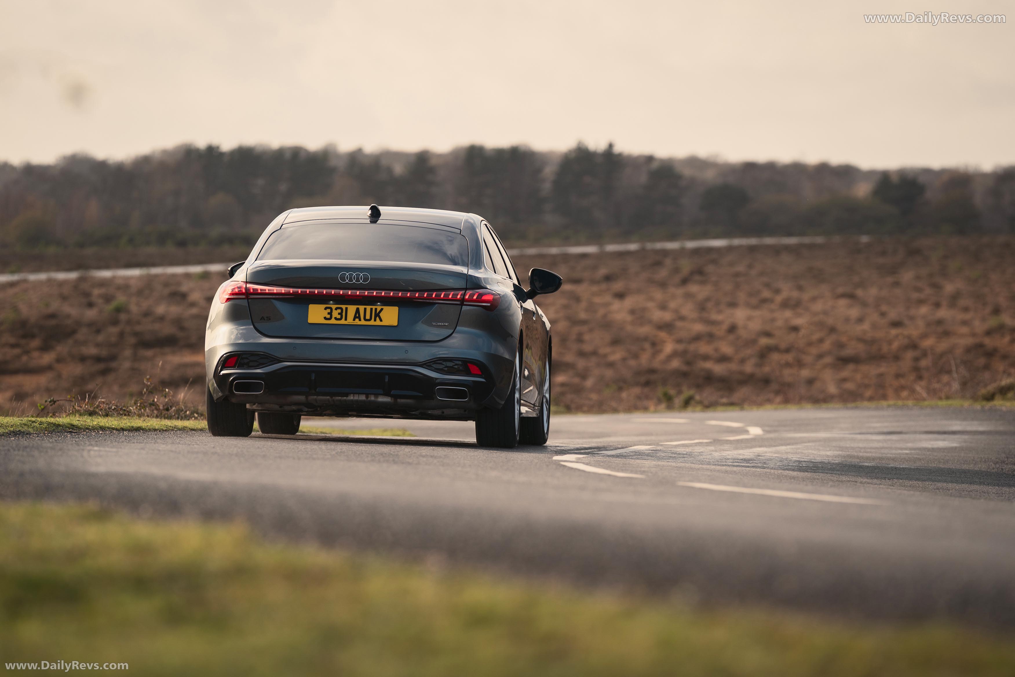 2025 Audi A5 Sedan e-hybrid Quattro B10 UK Version Rear View