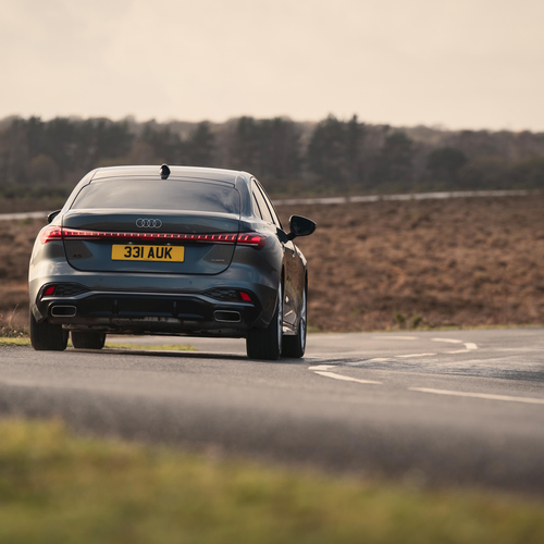 2025 Audi A5 Sedan e-hybrid Quattro B10 UK Version Rear View