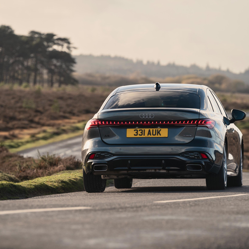 2025 Audi A5 Sedan e-hybrid Quattro B10 UK Version Rear View