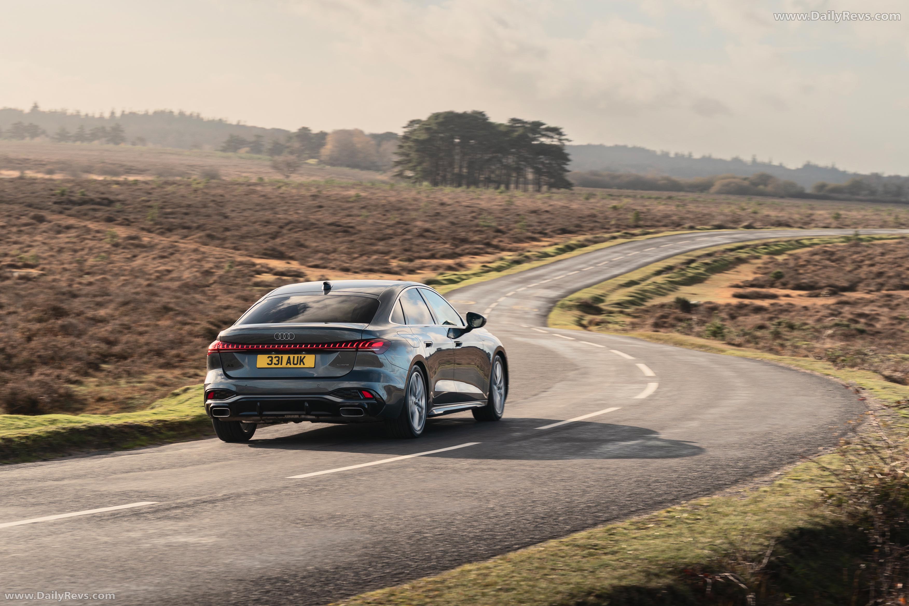 2025 Audi A5 Sedan e-hybrid Quattro B10 UK Version Rear View