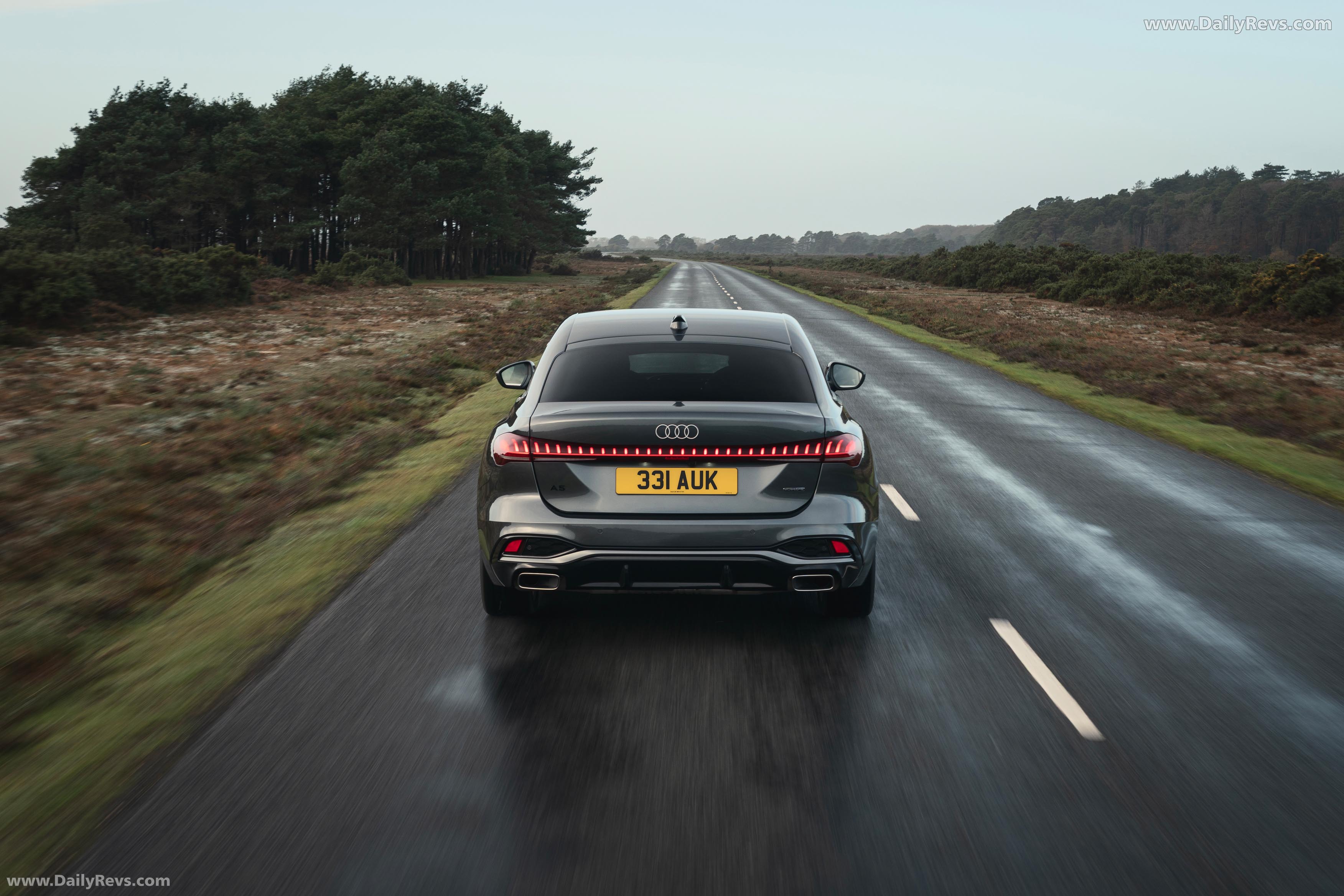 2025 Audi A5 Sedan e-hybrid Quattro B10 UK Version Rear View