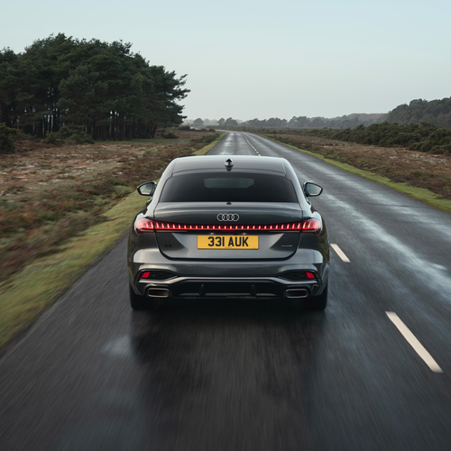 2025 Audi A5 Sedan e-hybrid Quattro B10 UK Version Rear View
