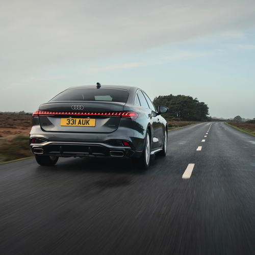 2025 Audi A5 Sedan e-hybrid Quattro B10 UK Version Rear View