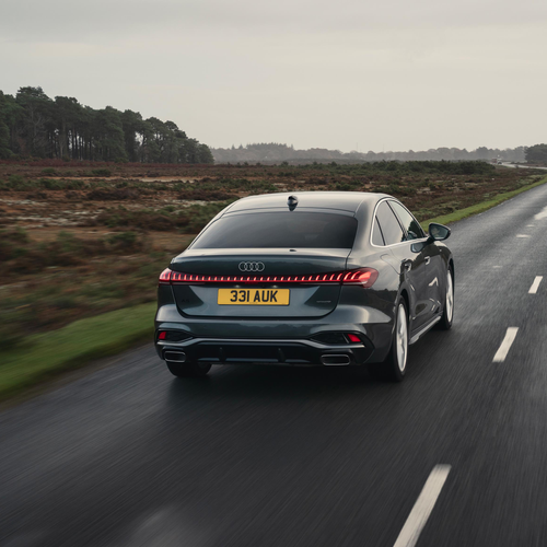 2025 Audi A5 Sedan e-hybrid Quattro B10 UK Version Rear View