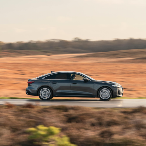 2025 Audi A5 Sedan e-hybrid Quattro B10 UK Version Side View