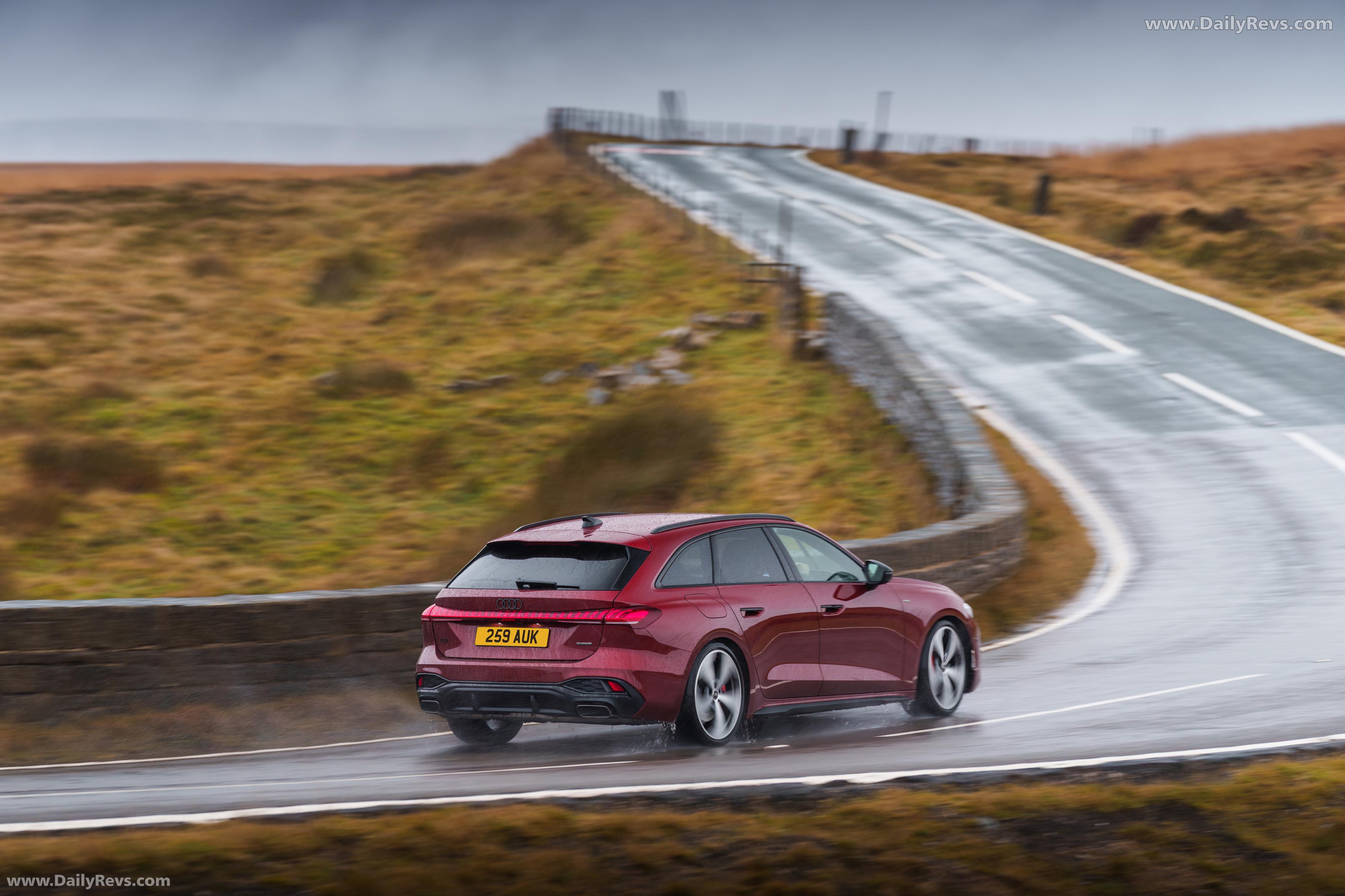 2025 Audi A5 Avant e-hybrid Quattro B10 UK Version Rear View