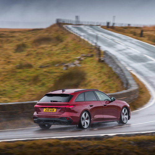 2025 Audi A5 Avant e-hybrid Quattro B10 UK Version Rear View