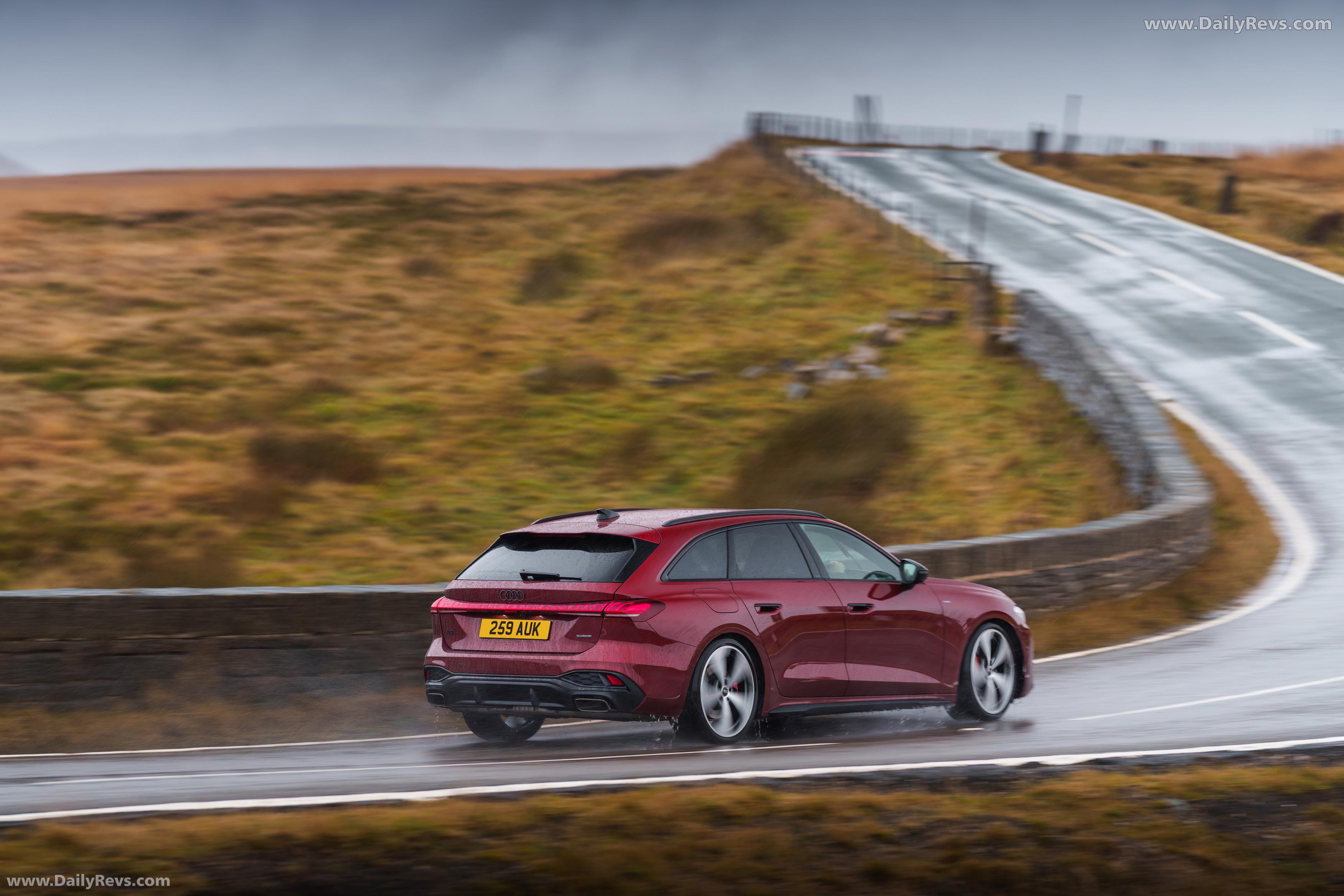 2025 Audi A5 Avant e-hybrid Quattro B10 UK Version Rear View