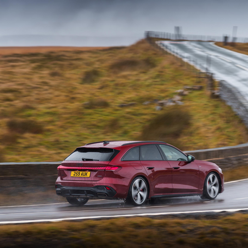 2025 Audi A5 Avant e-hybrid Quattro B10 UK Version Rear View
