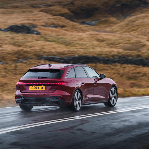 2025 Audi A5 Avant e-hybrid Quattro B10 UK Version Rear View