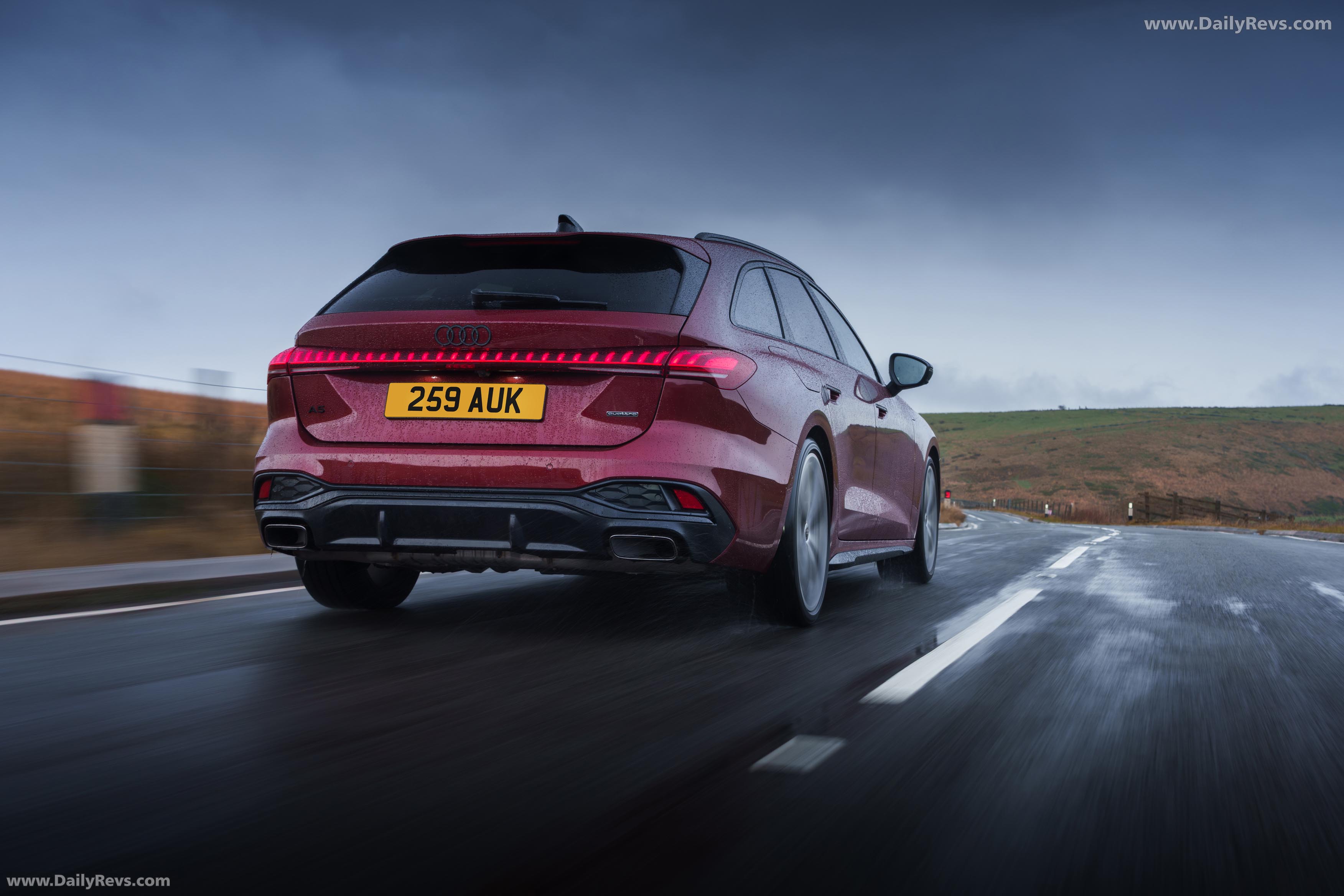 2025 Audi A5 Avant e-hybrid Quattro B10 UK Version Rear View
