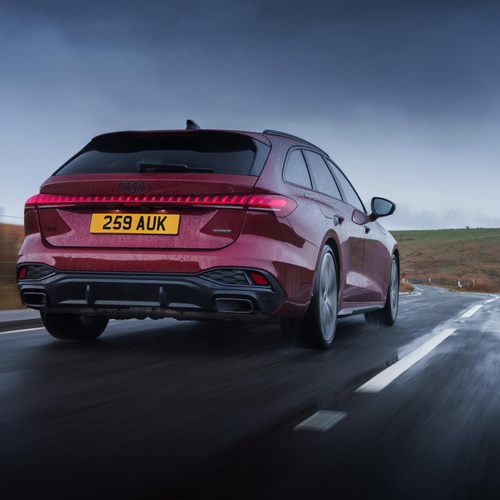 2025 Audi A5 Avant e-hybrid Quattro B10 UK Version Rear View