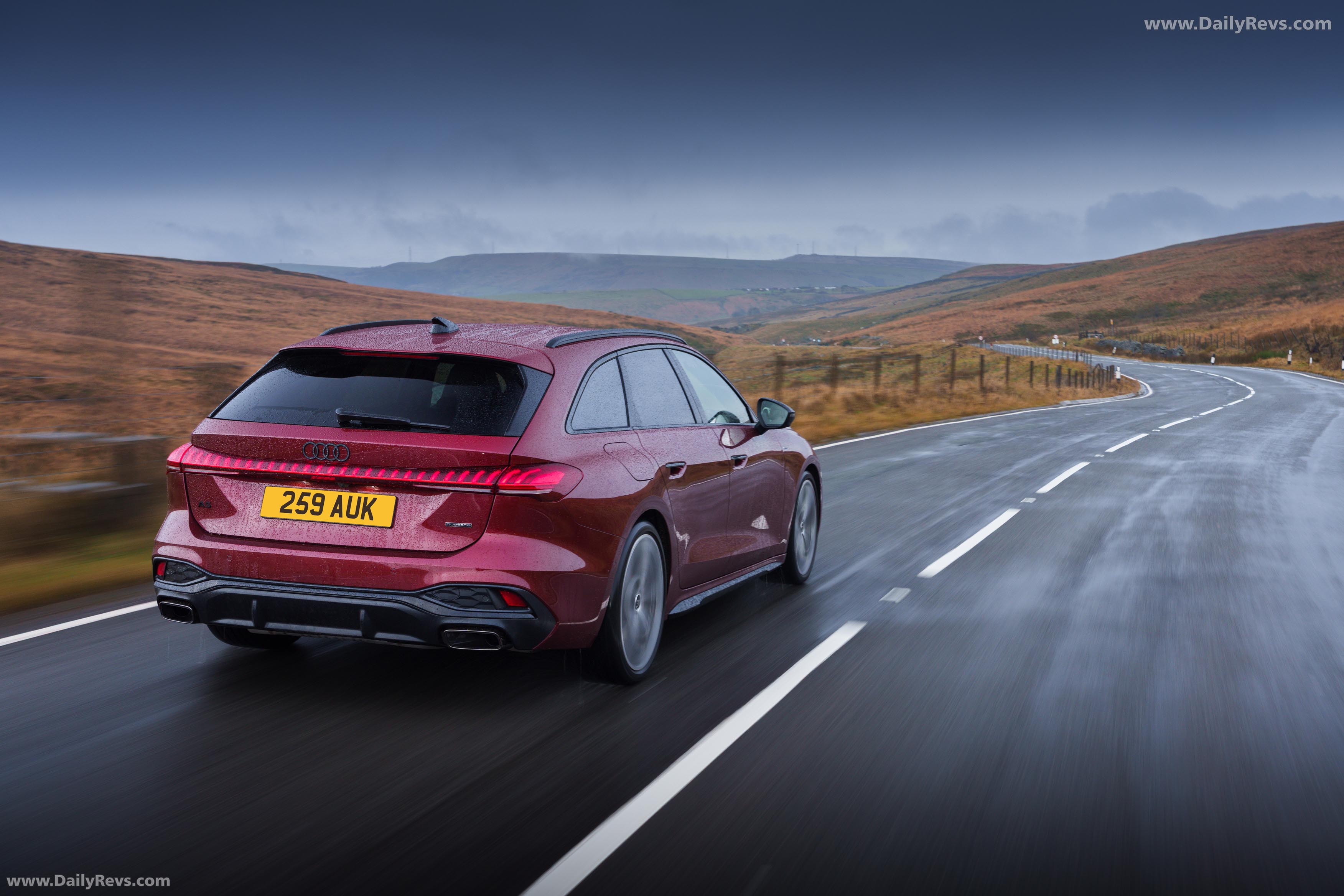 2025 Audi A5 Avant e-hybrid Quattro B10 UK Version Rear View