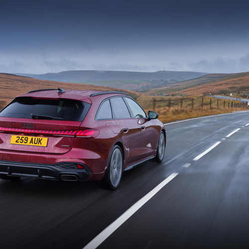 2025 Audi A5 Avant e-hybrid Quattro B10 UK Version Rear View