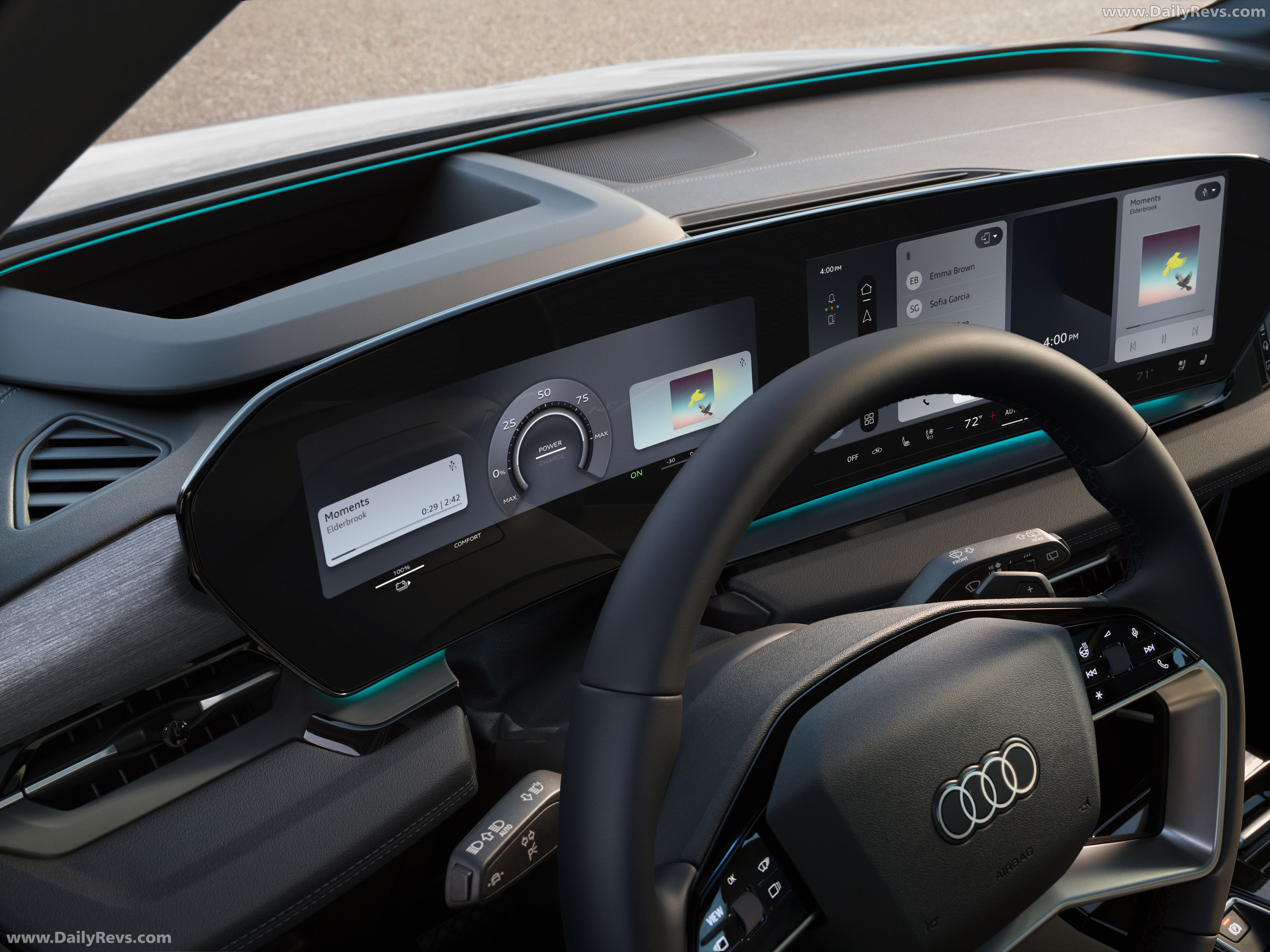 2027 Audi Q6 e-tron AU516 US Version Interior