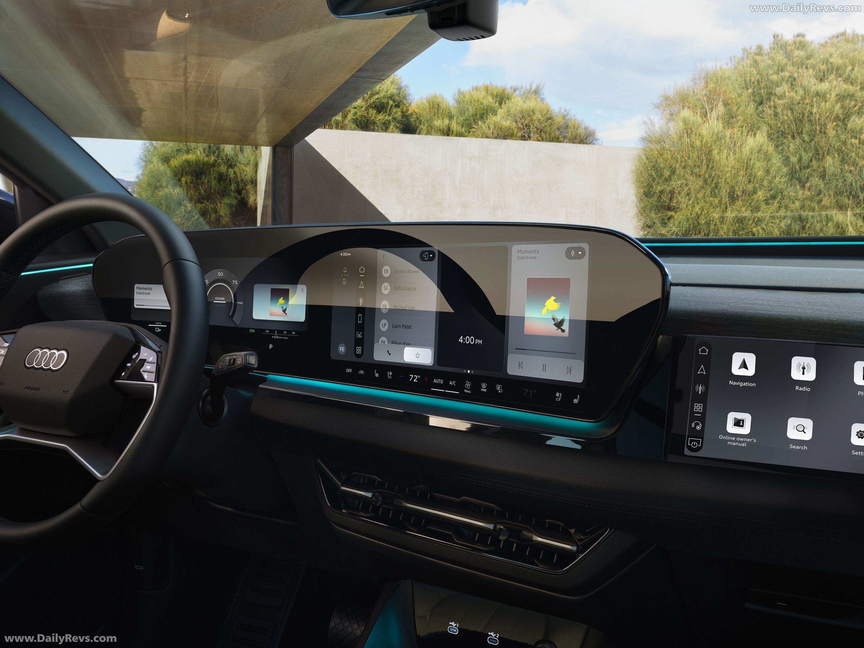 2027 Audi Q6 e-tron AU516 US Version Interior