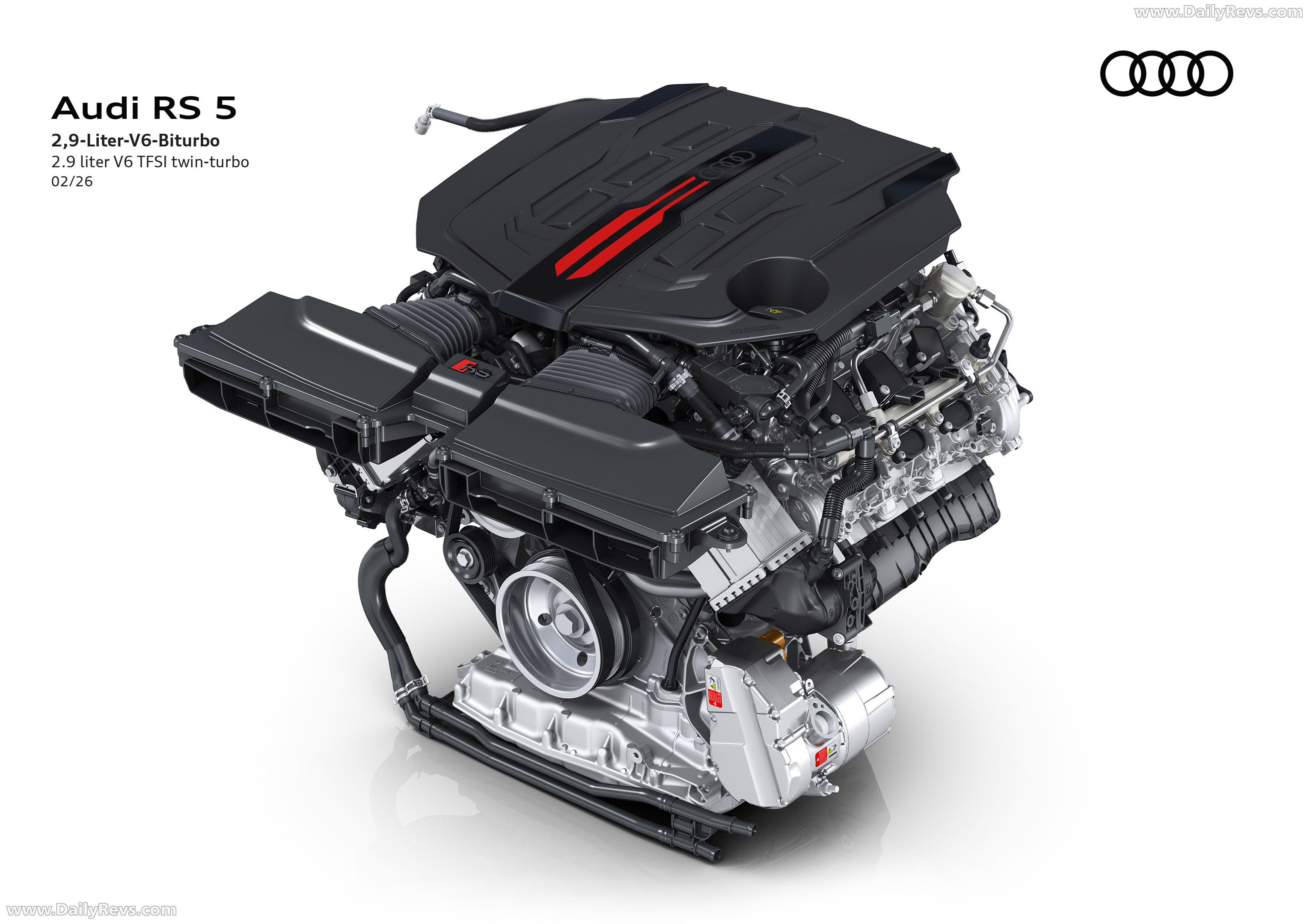 2027 Audi RS 5 Sedan B10 Engine