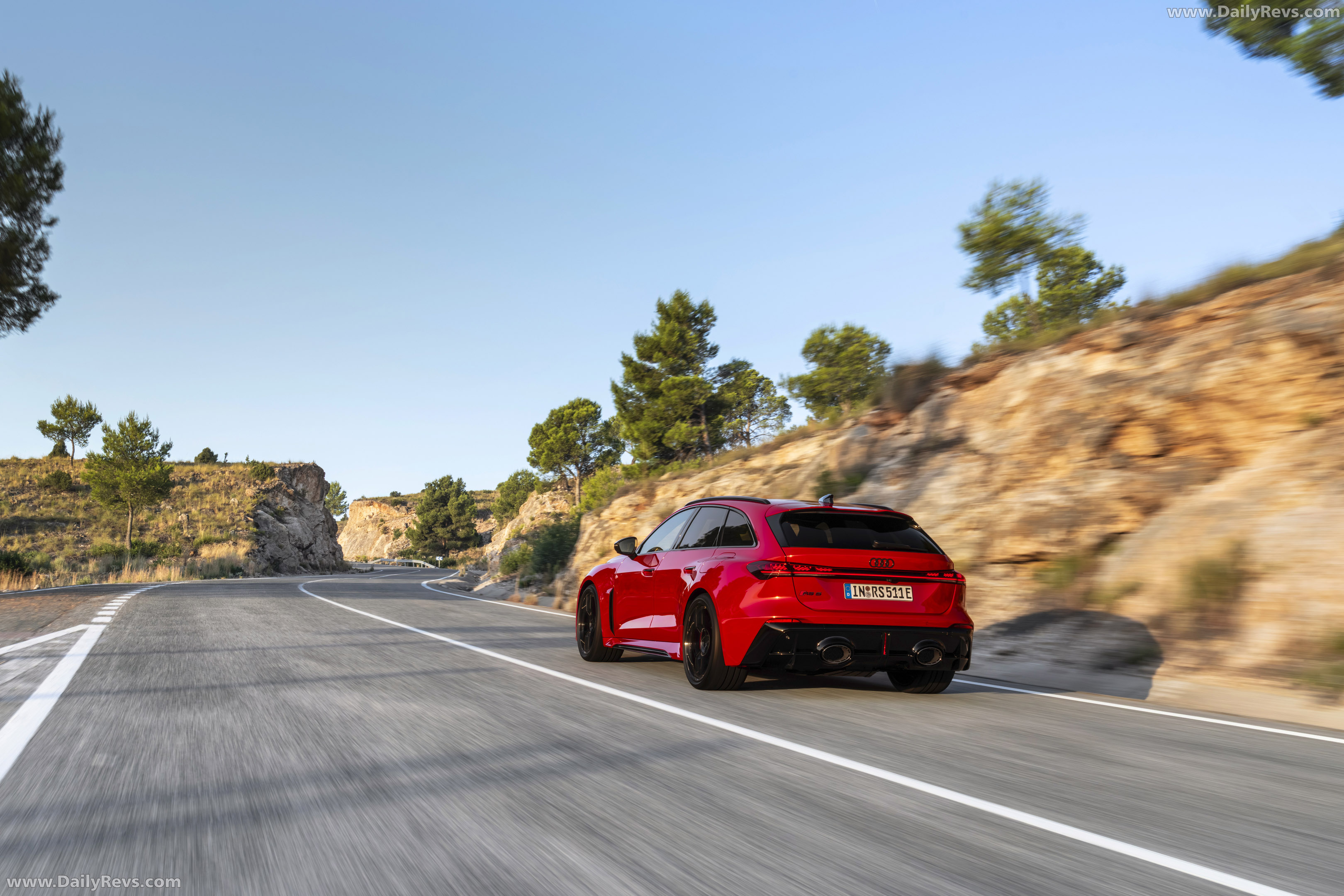 2027 Audi RS 5 Avant B10 Rear View