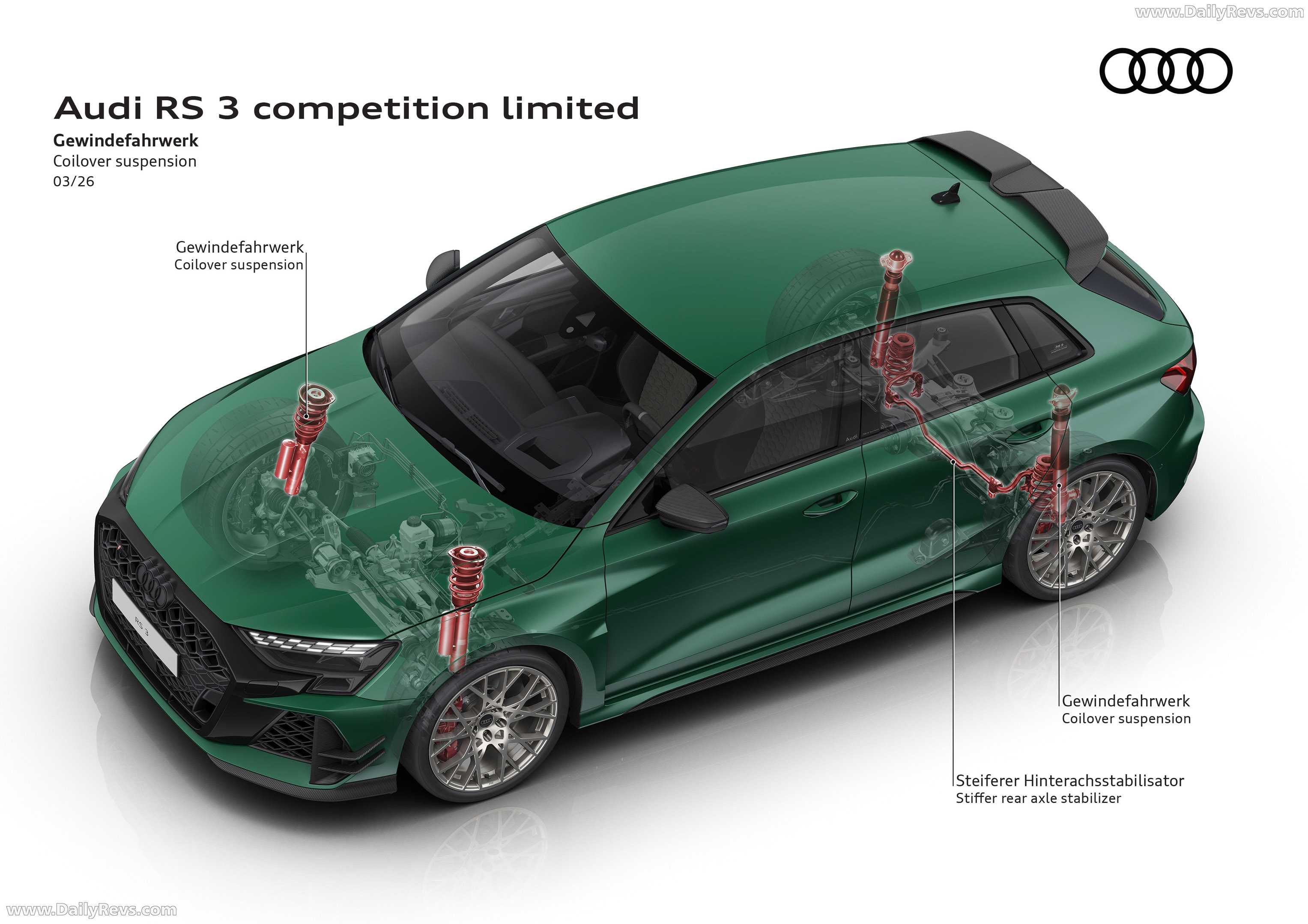 2027 Audi RS 3 Sedan Competition Limited 8Y Engine