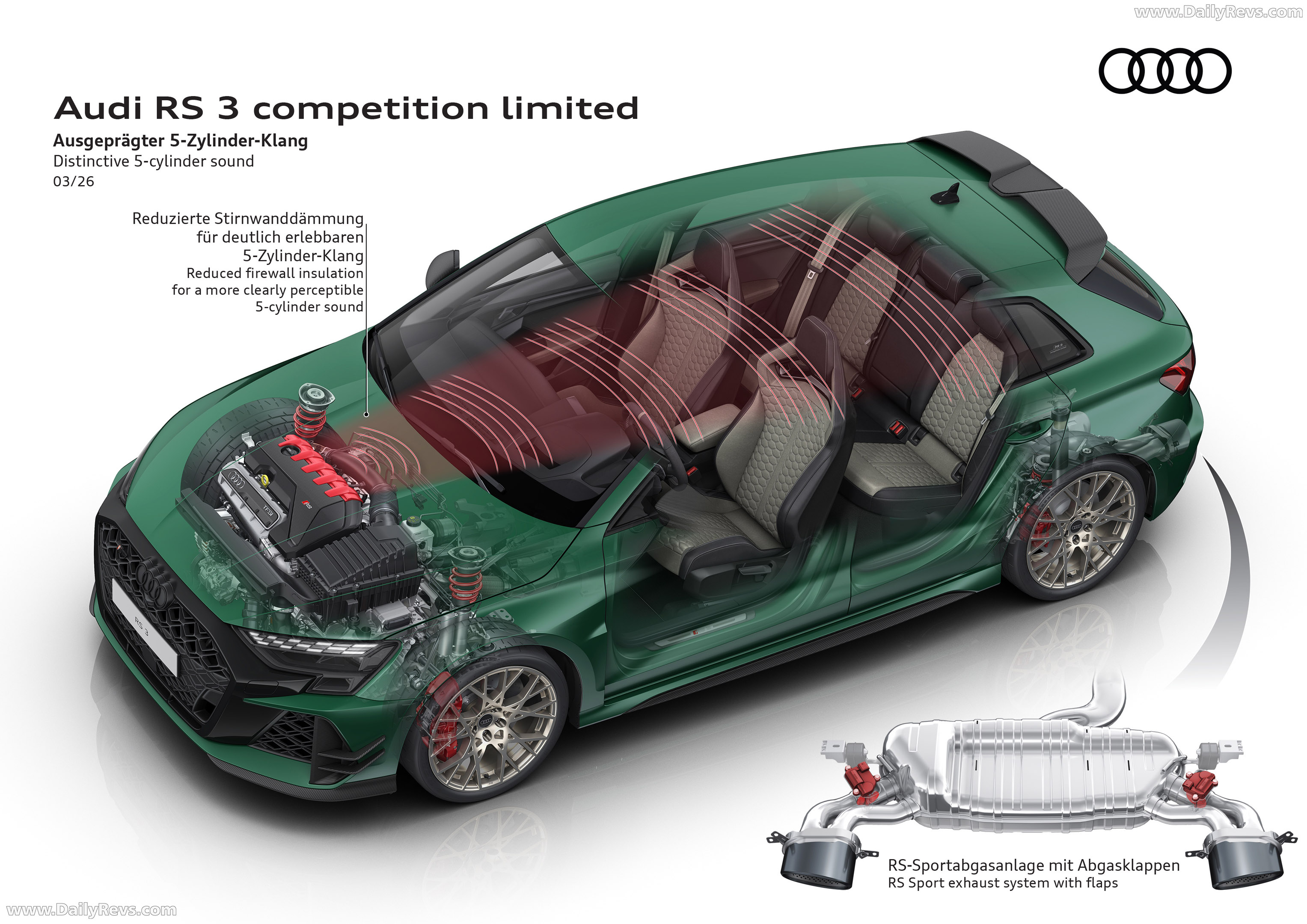 2027 Audi RS 3 Sedan Competition Limited 8Y Engine
