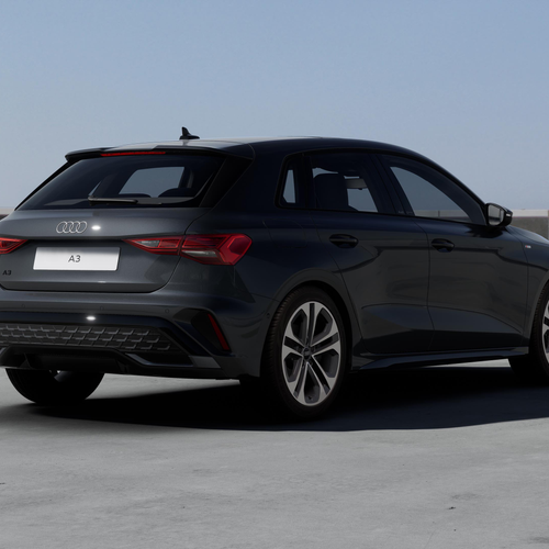 2026 Audi A3 Sportback S-line 8Y Rear View