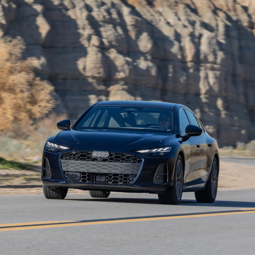2026 Audi A6 TFSI Sedan C9 Firmament Blue Front View