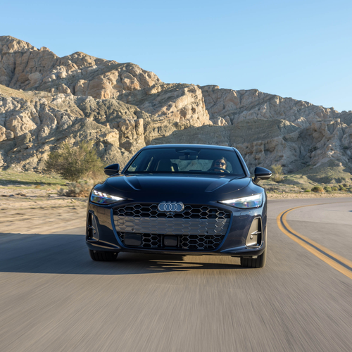2026 Audi A6 TFSI Sedan C9 Firmament Blue Front View