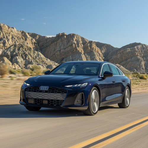 2026 Audi A6 TFSI Sedan C9 Firmament Blue Front View