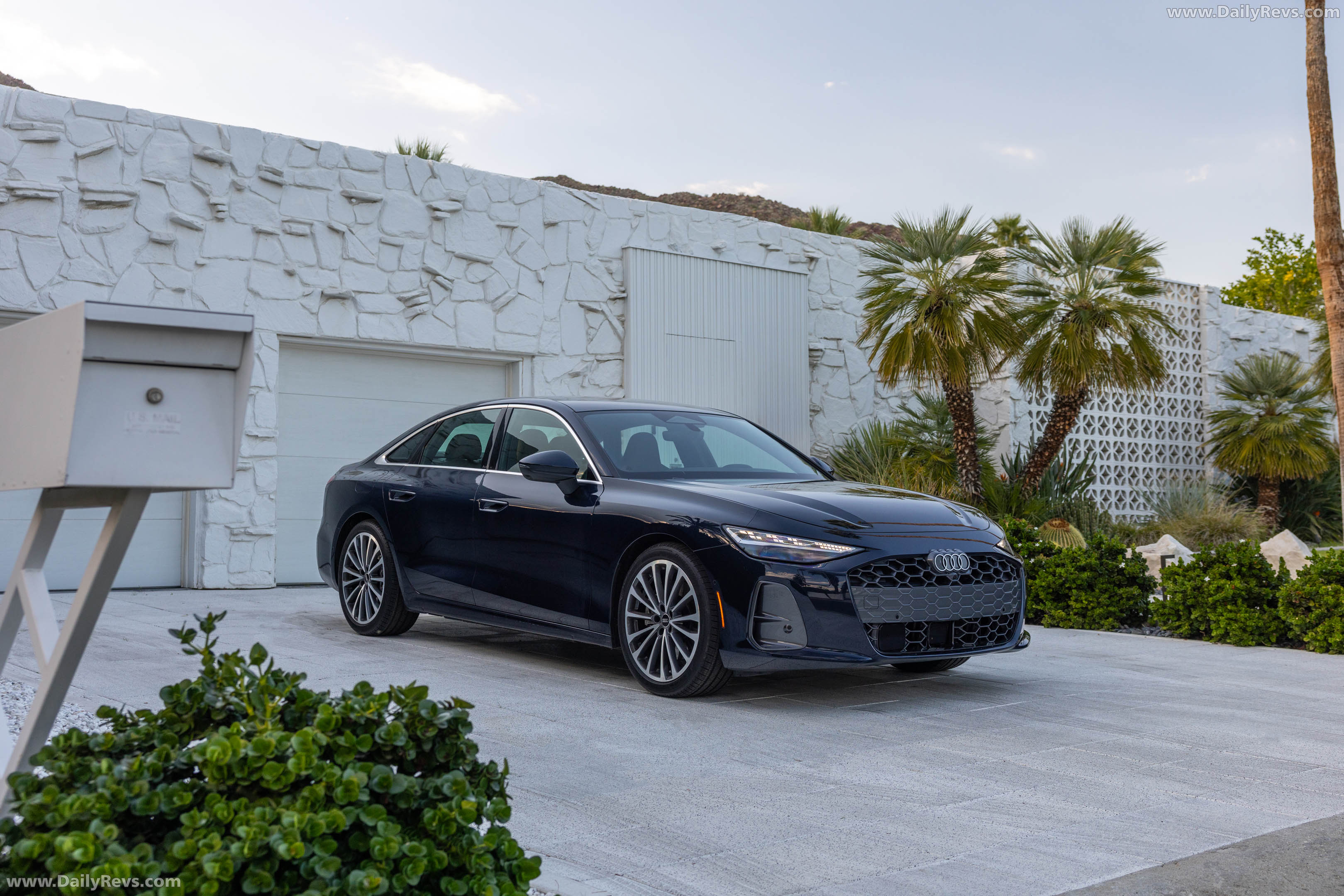 2026 Audi A6 TFSI Sedan C9 Firmament Blue Front View