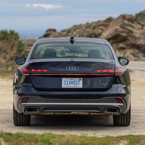 2026 Audi A6 TFSI Sedan C9 Firmament Blue Rear View