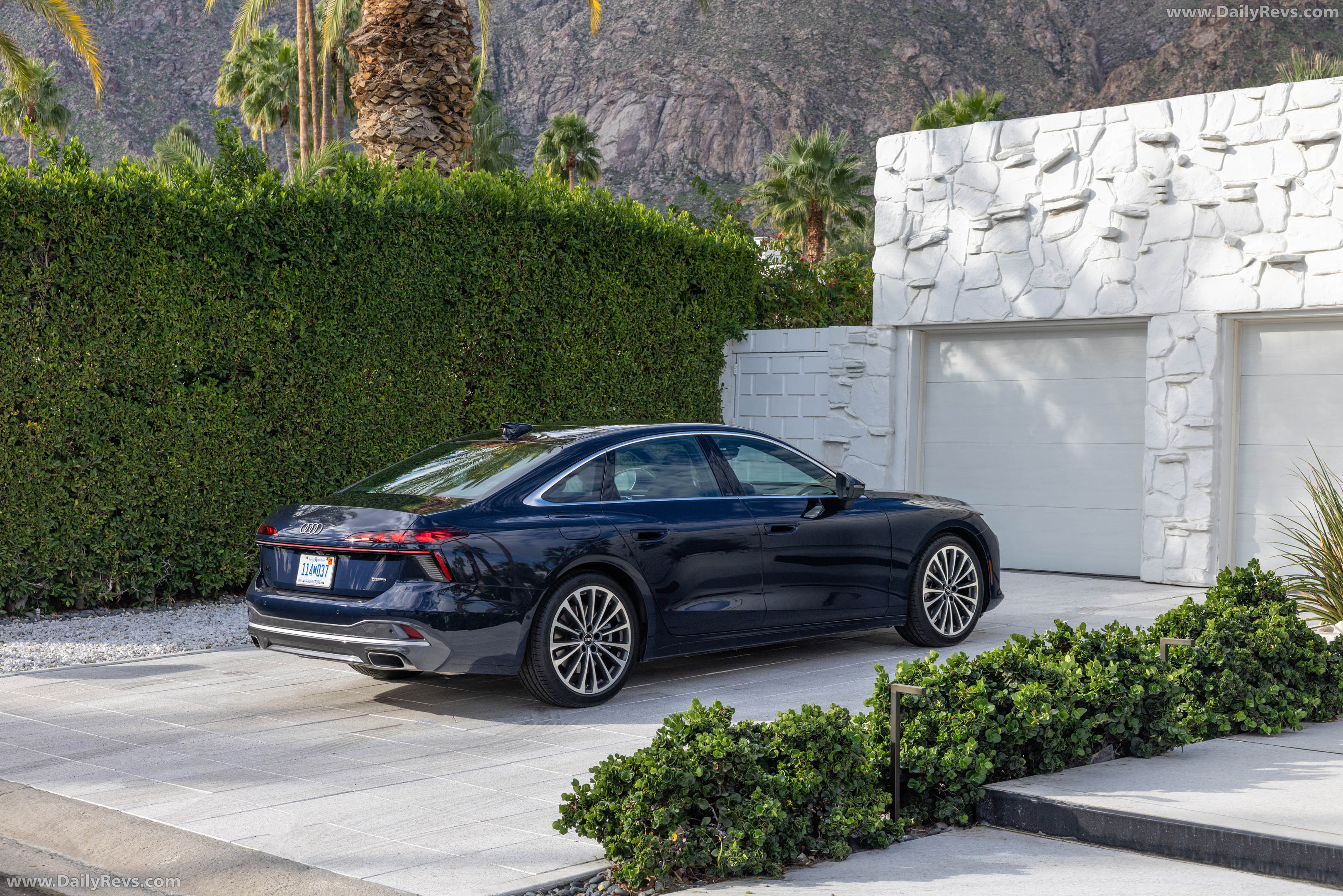 2026 Audi A6 TFSI Sedan C9 Firmament Blue Rear View