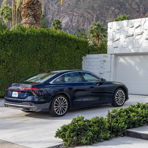 2026 Audi A6 TFSI Sedan C9 Firmament Blue Rear View