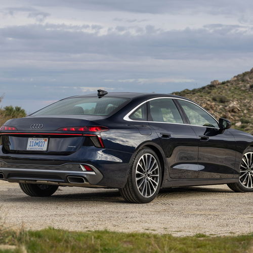 2026 Audi A6 TFSI Sedan C9 Firmament Blue Rear View